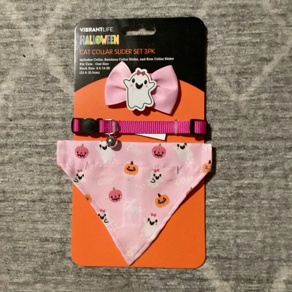 Vibrant Cat Collar Slider Set 3-Pack